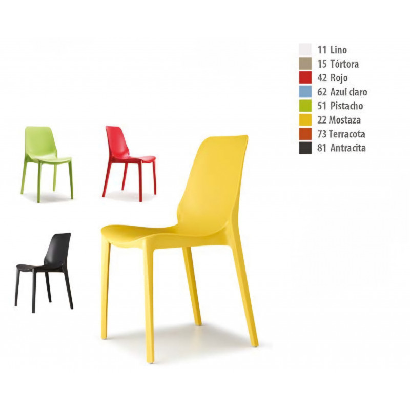 SILLA GINEBRA POLIPROPILENO
