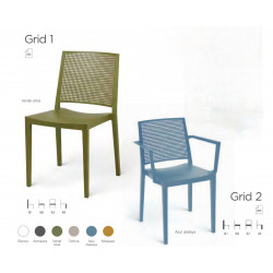 SILLA GRID 1 Y SILLÓN GRID...