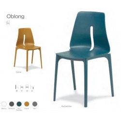 SILLA OBLONG POLIPROPILENO