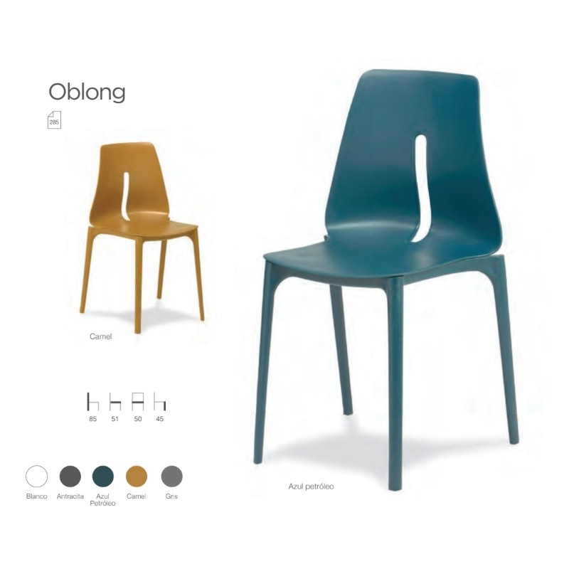 SILLA OBLONG POLIPROPILENO