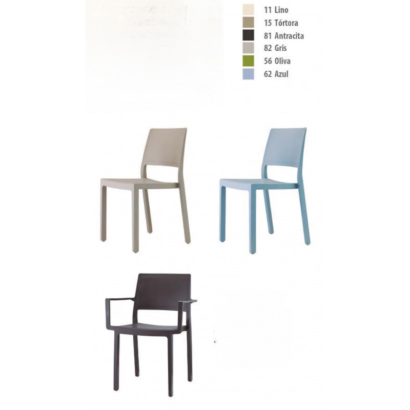 SILLA Y SILLÓN KATE POLIPROPILENO