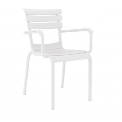 SILLÓN TERRA 2 POLIPROPILENO BLANCO