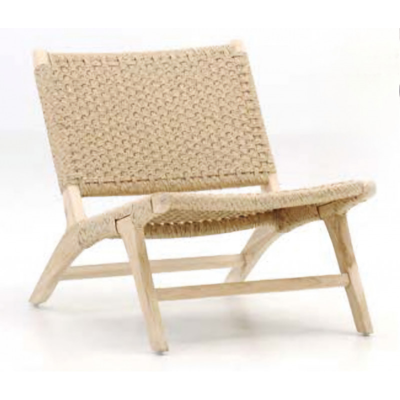 LOUNGE TEKA-TRENZADO COLOR NATURAL