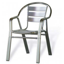SILLÓN DOBLE TUBO ALUMINIO