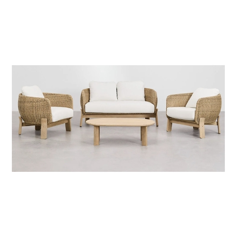 CONJUNTO DE JARDÍN LEILAN MARRÓN ACACIA CLARO