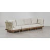 SOFÁ MODULAR DAILIN MADERA COLOR MARRÓN ACACIA