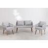 SET DE JARDÍN BARKER STYLE GRIS